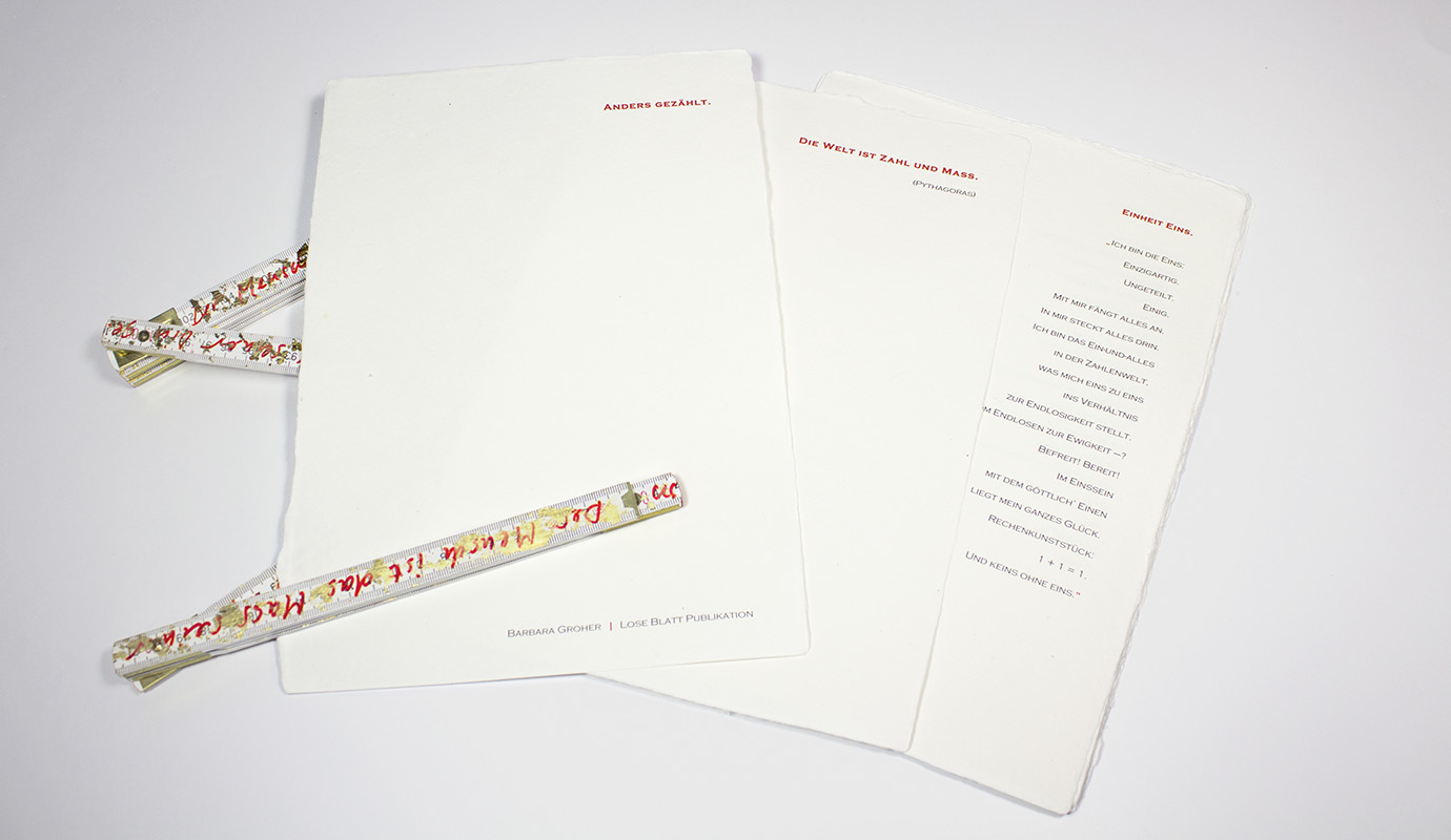 Anders gezählt –  Buchkunst + Objekt